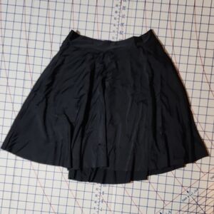 Blackmilk Solid Black Pocket Skater Skirt M
